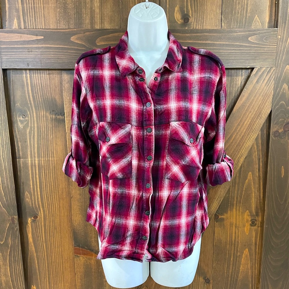 Sanctuary Boyfriend shirt Womens size M